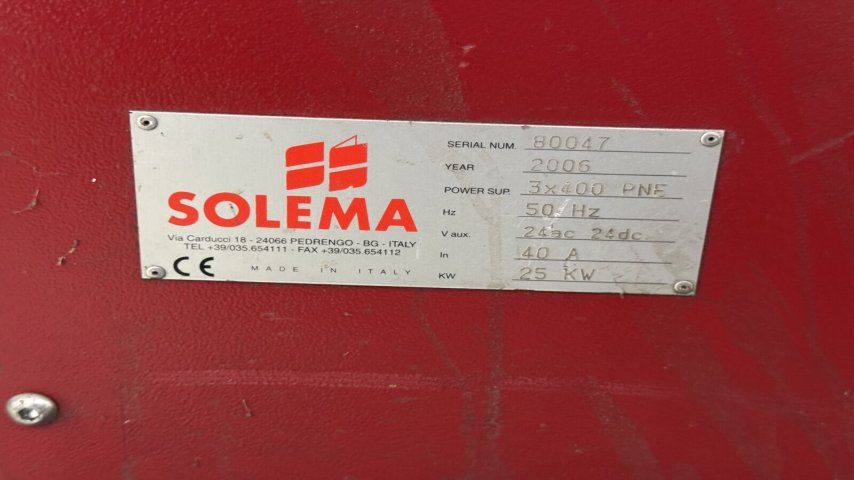 Solema, Pluton Automatic Palletizer (Left Version)