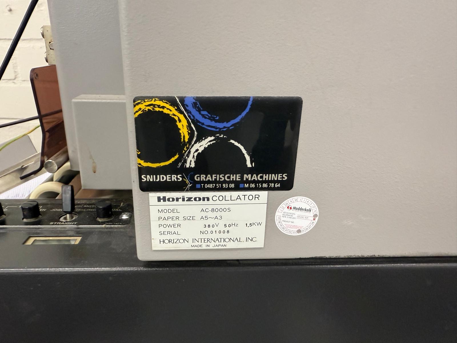 Horizon, AC-8000 S