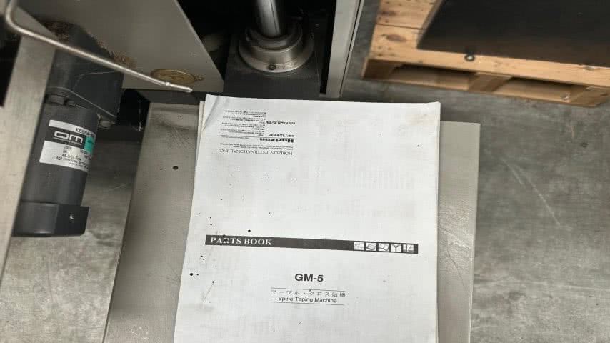 Horizon, GM 5 Spine taping machine