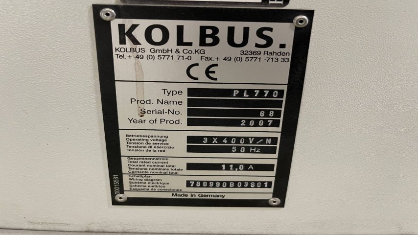Kolbus, PL 770