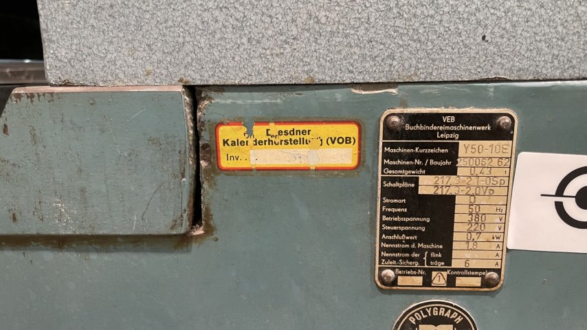 Polygraph, VEB Y50-10E